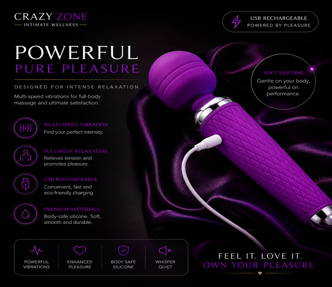 VelvetPulse™ – Luxury Wand Massager