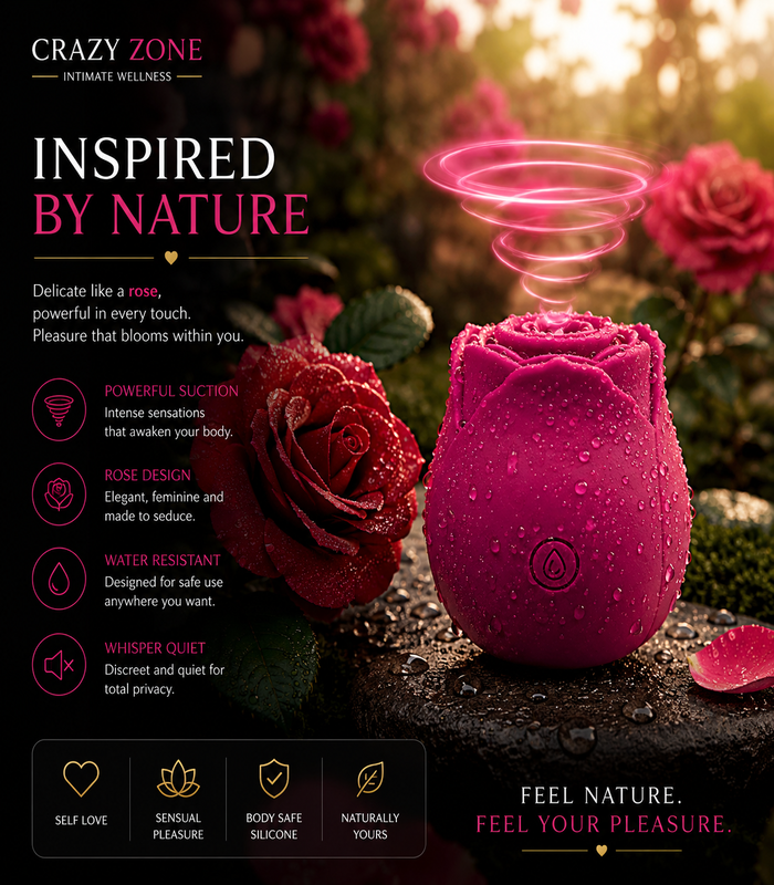 RoseBloom™ – Premium Air Pulse Rose Massager