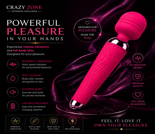 VelvetPulse™ – Luxury Wand Massager